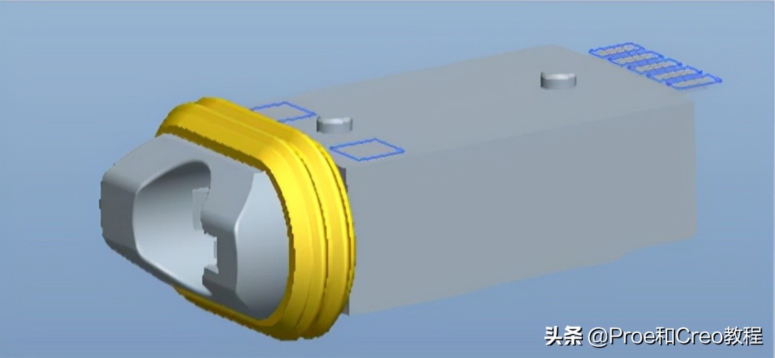 Proe/Creo产品防水结构设计（三防手机案例）
