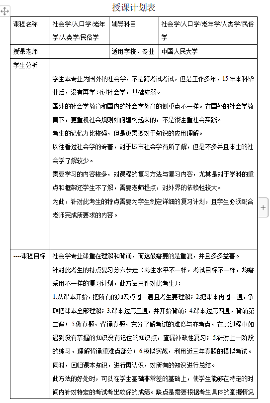 新祥旭：中国人民大学社会学人口学老年学人类学民俗学考研资料