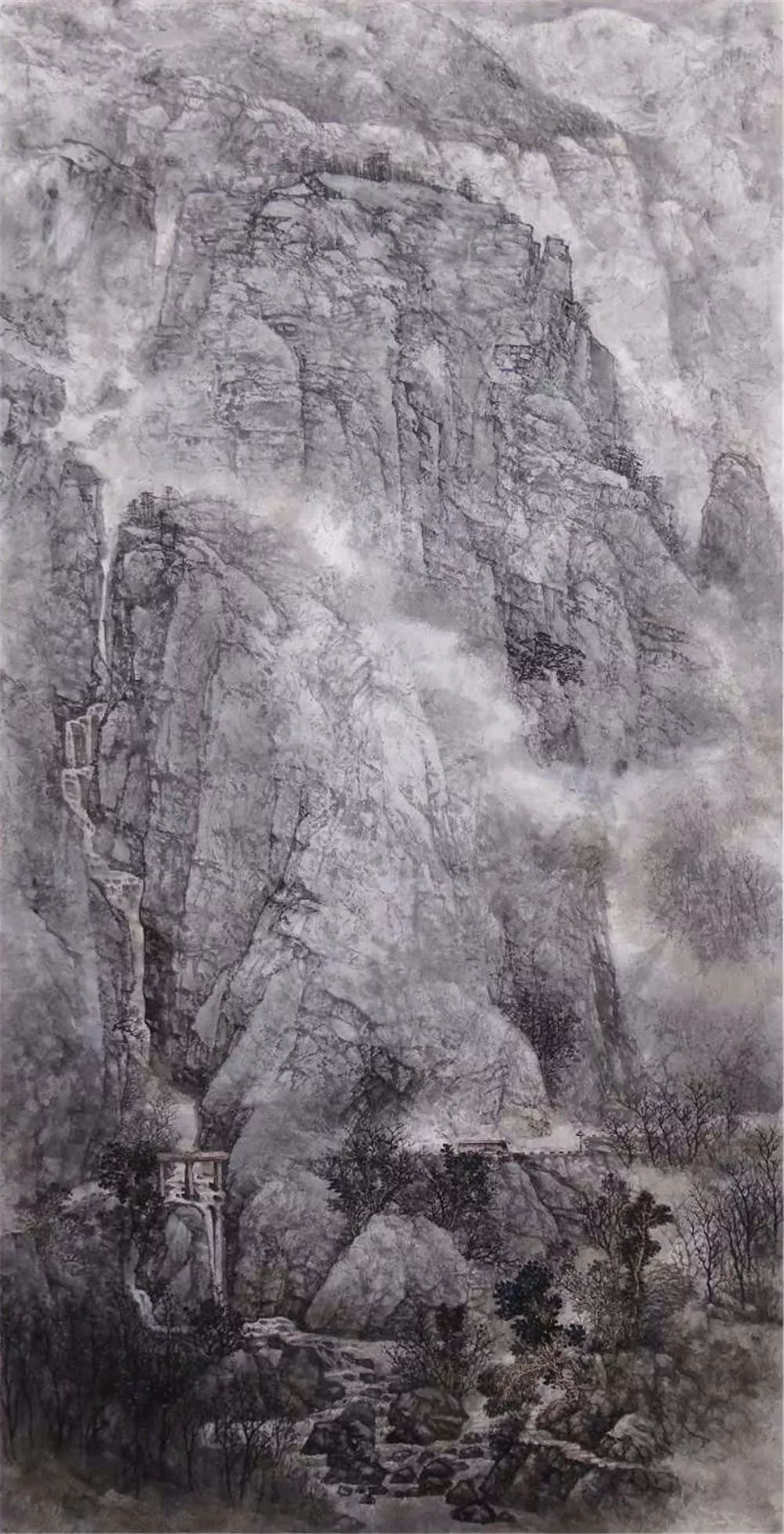 画家路天运山水画欣赏