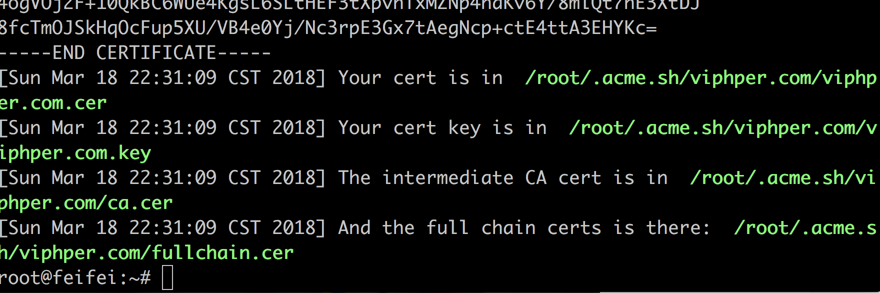 免费证书Let’s Encrypt的申请和使用