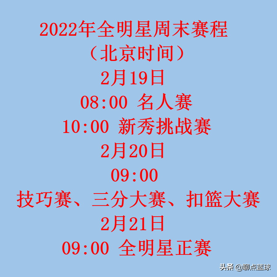 NBA全明星的具体比赛和时间(NBA全明星周末震撼来袭，赛程收藏好，拒绝错过精彩瞬间)