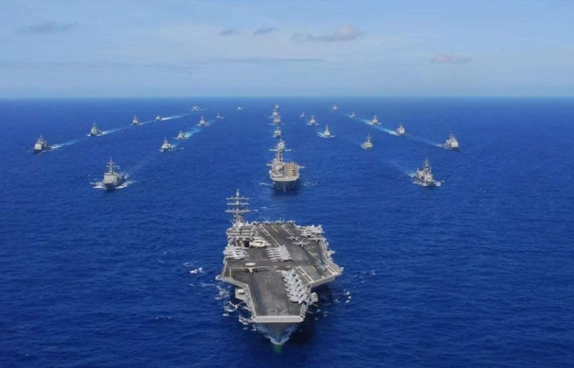 狼來了！ 26國5艘“航母”170多架飛機軍演，美點明：應對中國挑戰