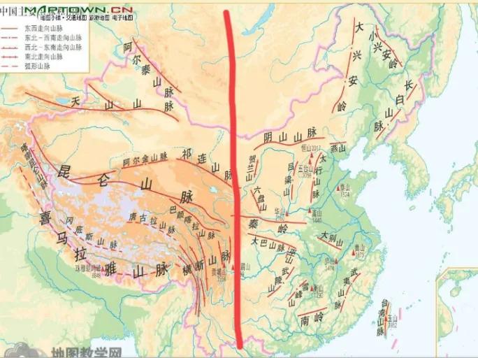中国地图山脉地形图（干货分享我国的山脉地形图）