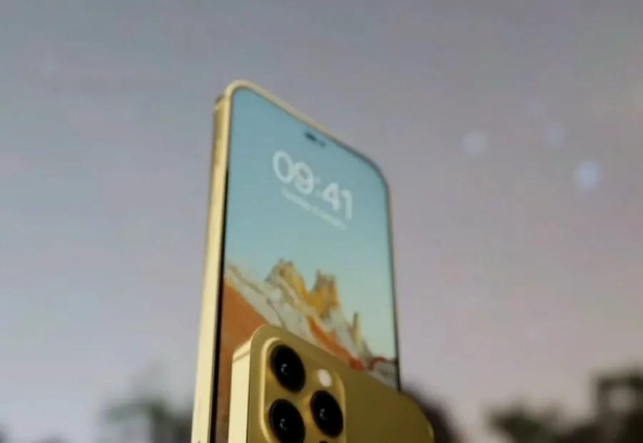 iphone14pro金色曝光