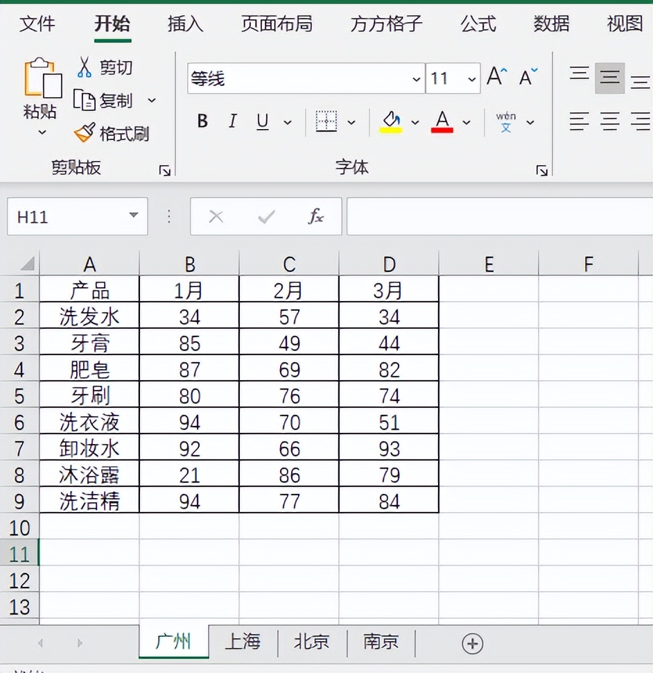 多张excel表合并汇总怎么快速处理