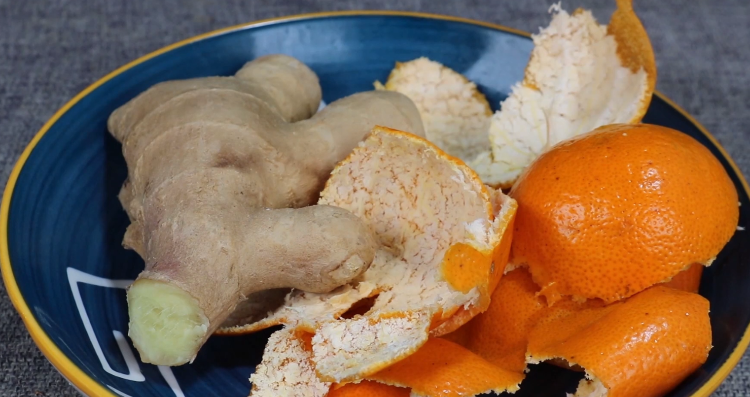 生姜和橘子皮这样搭配 作用想不到这么厉害 解决很多人烦恼 Foodlife