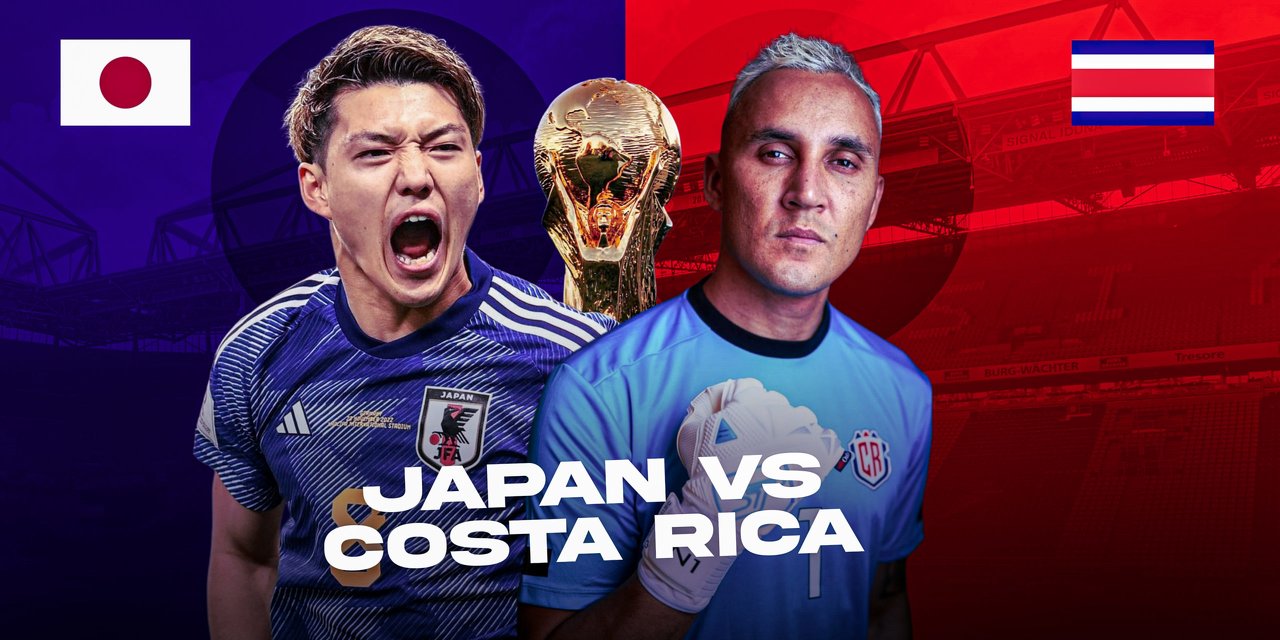 今日足球比赛视频直播(央视CCTV5直播世界杯 日本对阵哥斯达黎加 看日本冲两连胜争取出线)