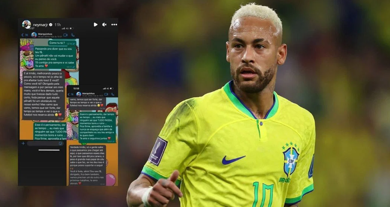 内马尔2018世界杯退出（U球直播内马尔在 2022 年退出 FIFA 世界杯后透露了他的短信）-趣拿体育