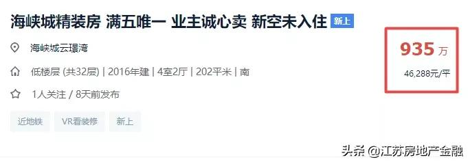 河西南遭投资客抛售：二手房降价近百万，倒挂消失中……