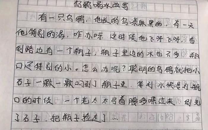 小学生作文《冤枉》走红，内容一波三折，网友看后表示：一点不冤