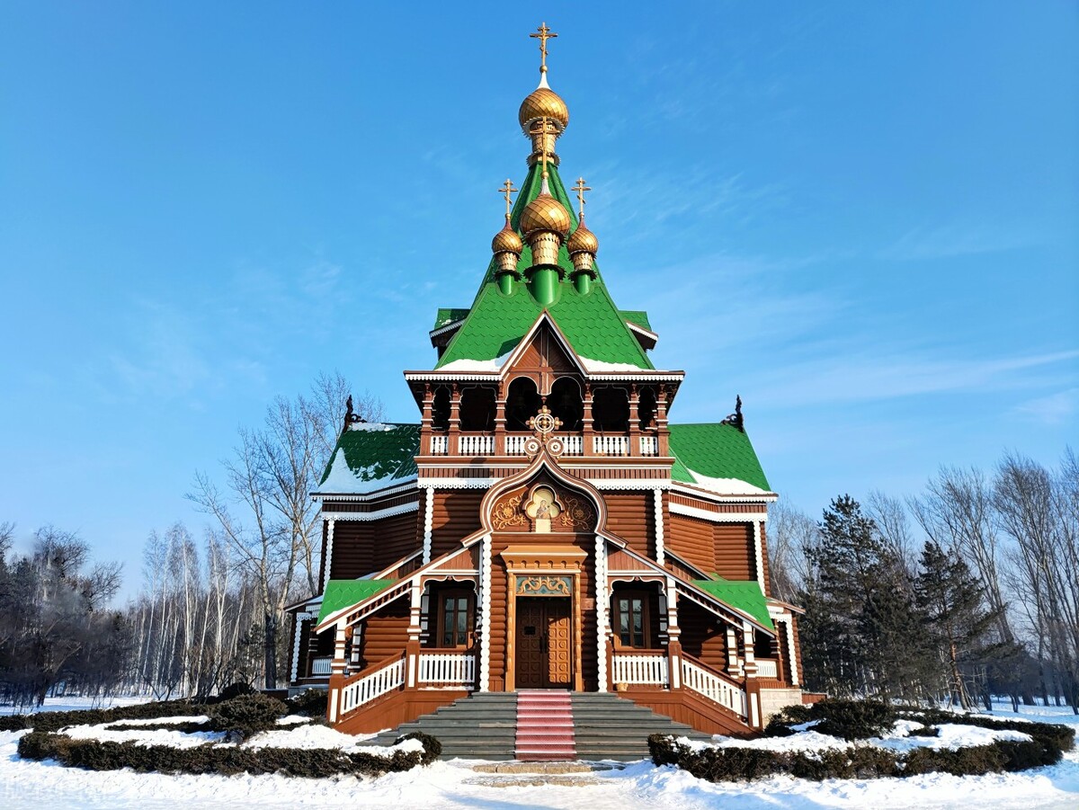 哈尔滨圣索菲亚教堂 哈尔滨圣索菲亚教堂雪景