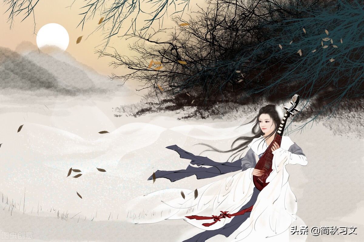美人微笑转星眸，如月华倾泻，春风拂面，万般柔情尽在唇齿间流转。