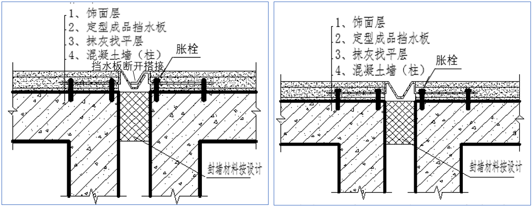 外墙防水相关细部节点做法