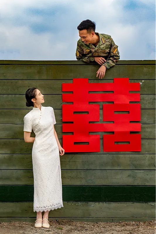 各军种的婚纱照,网友看呆了!