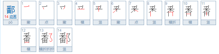 鄱怎么读？鄱的读音和意思