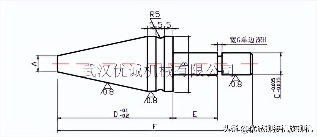 铆接机铆头旋铆机铆接头制造注意事项