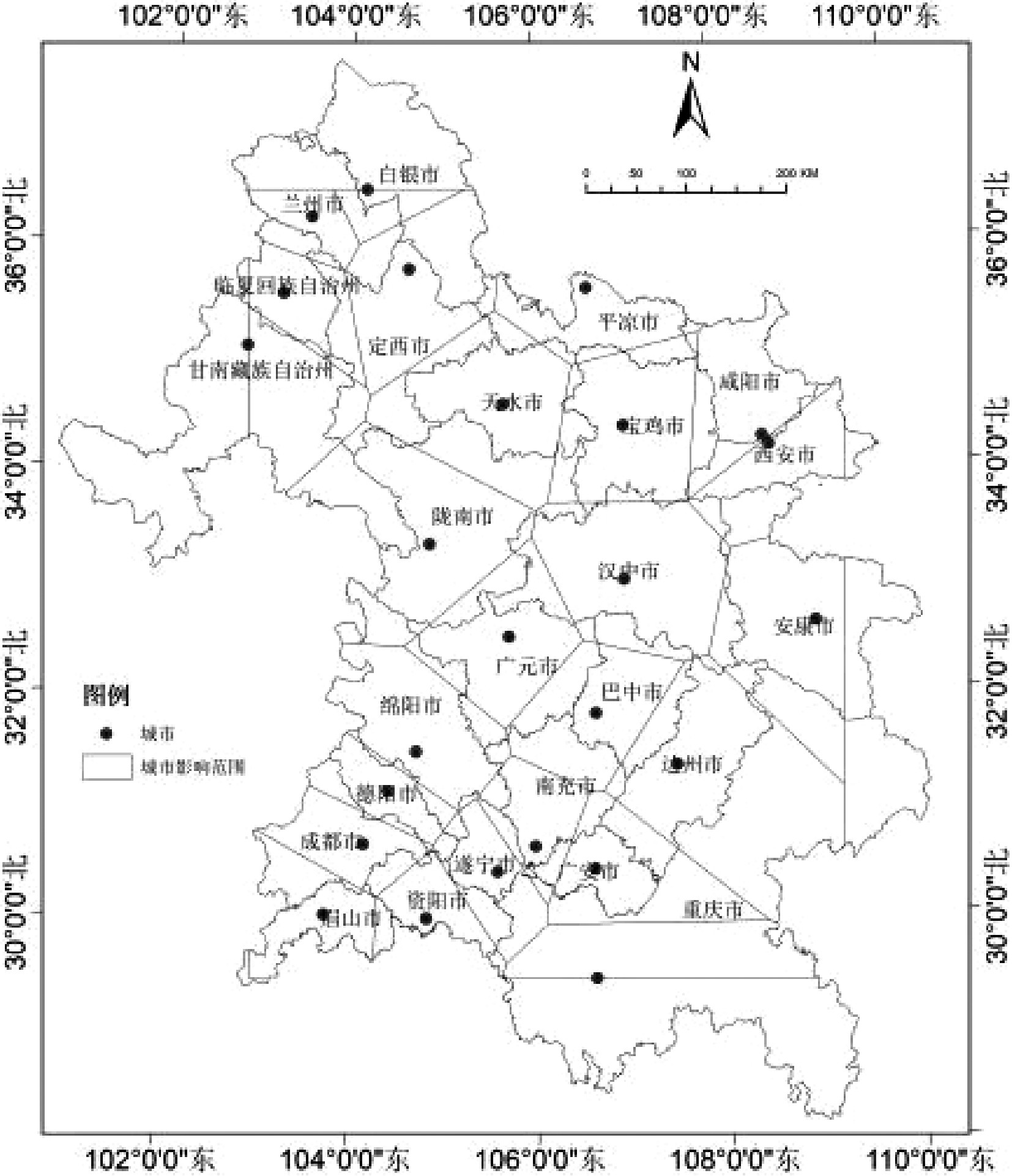 基于修正引力模型的陇南市区域经济联系研究