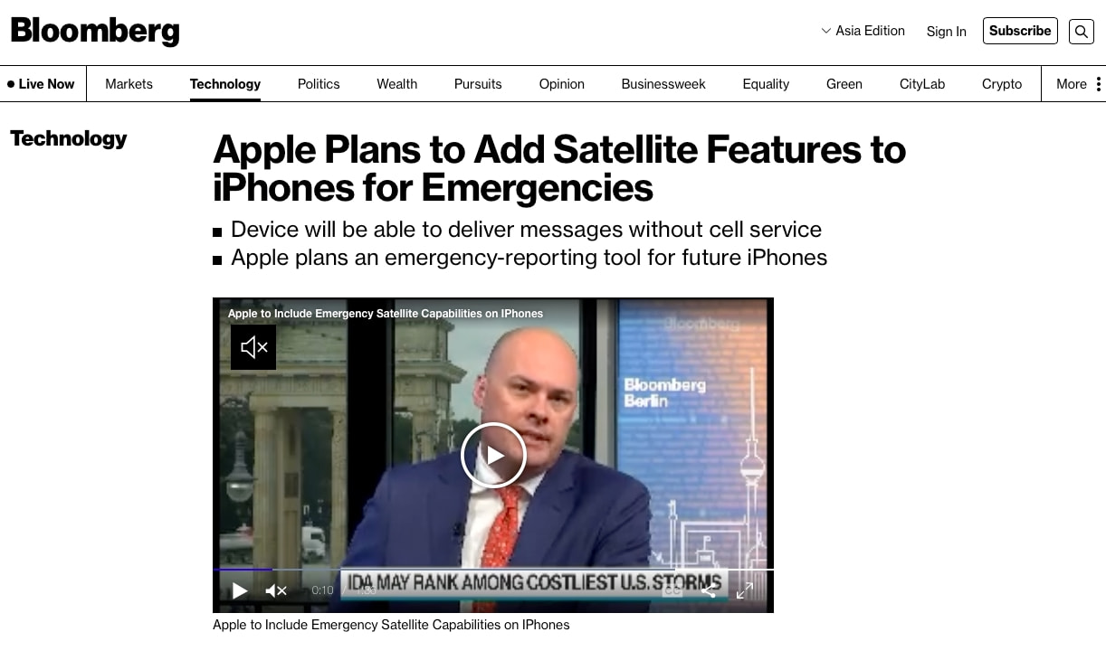 「科技V报」iPhone 14系列或支持卫星网络连接；一加Ace定档造型很夸张-20220414-VDGER