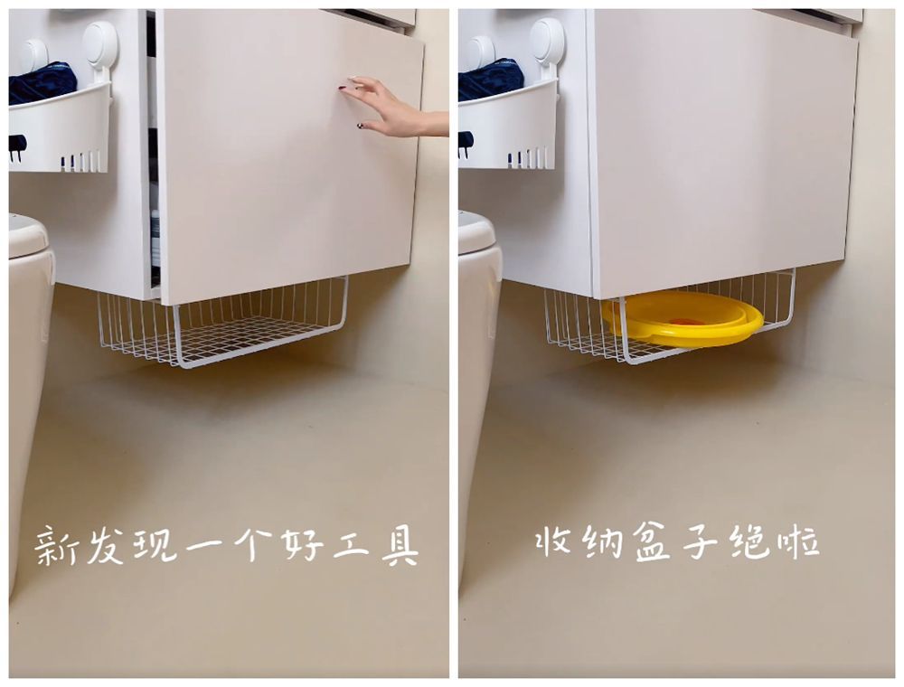 她“沉浸式”收纳3㎡卫生间，将各种杂物整齐归类，网友：太治愈