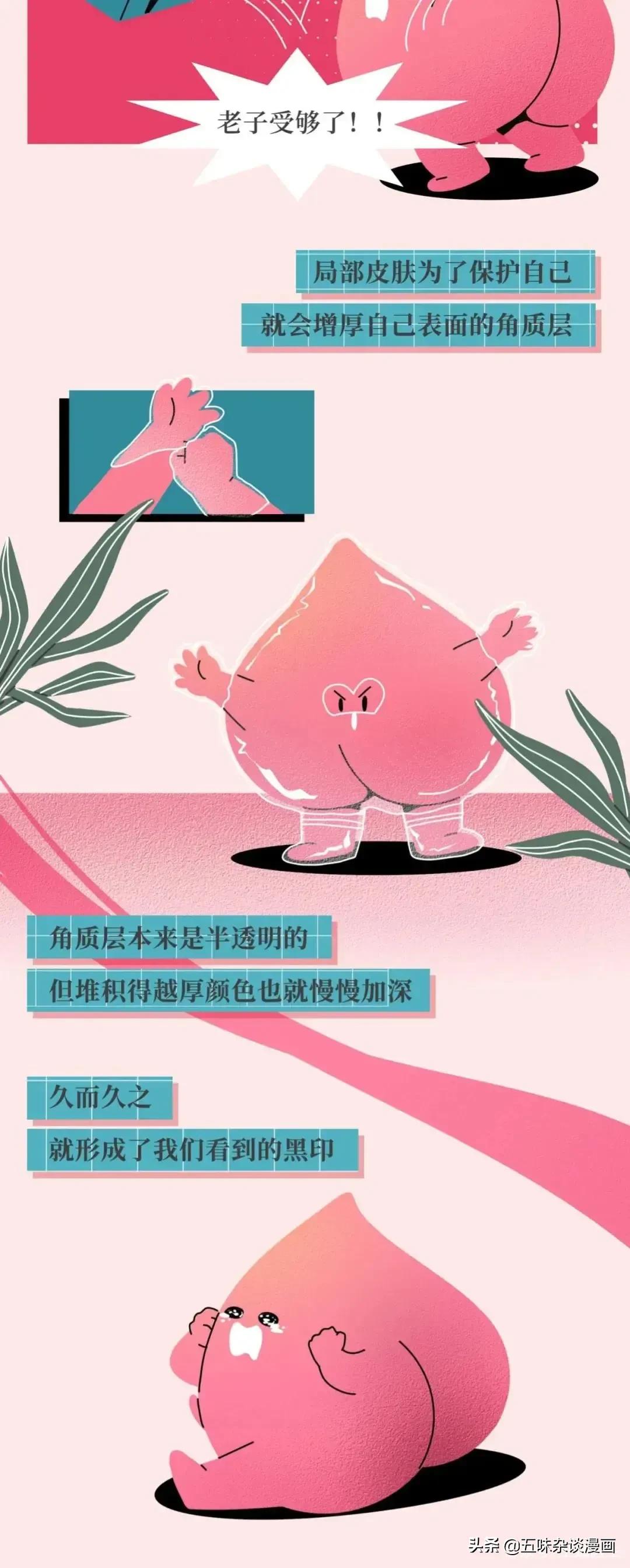 女生屁股后面的“黑印子”，到底是咋来的？漫画解惑，看完懂了