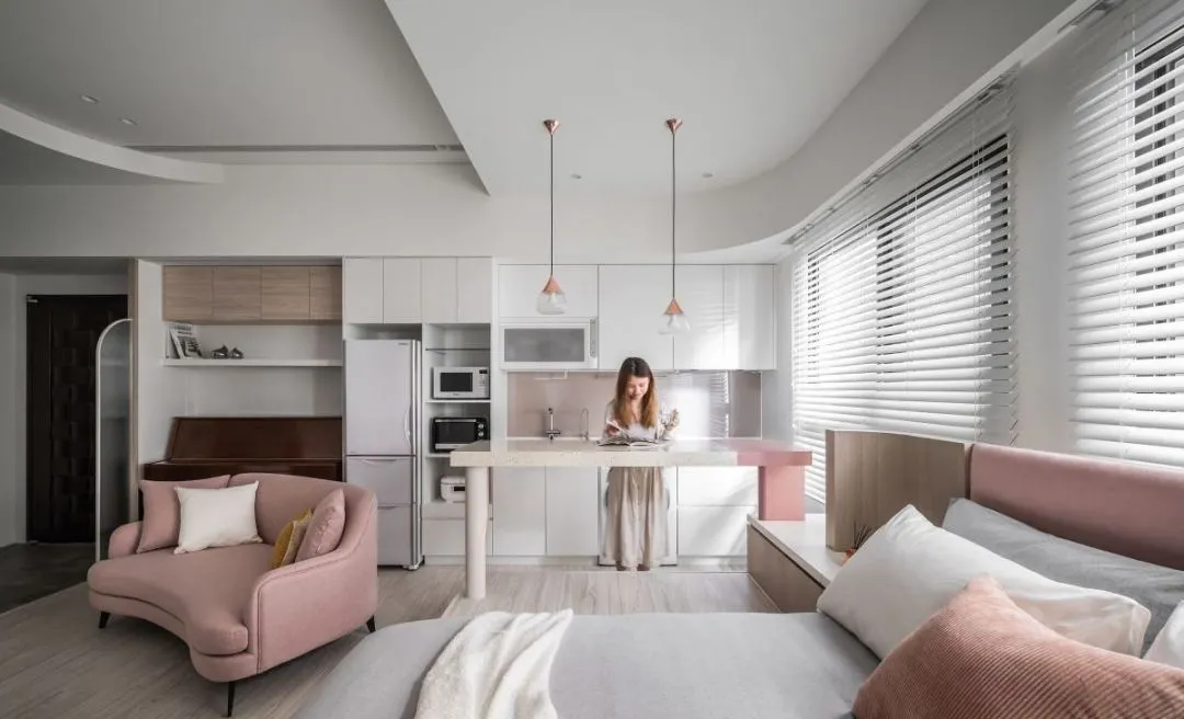 4套小户型神设计，1㎡完全逆袭，吧台、楼梯、地台，心动