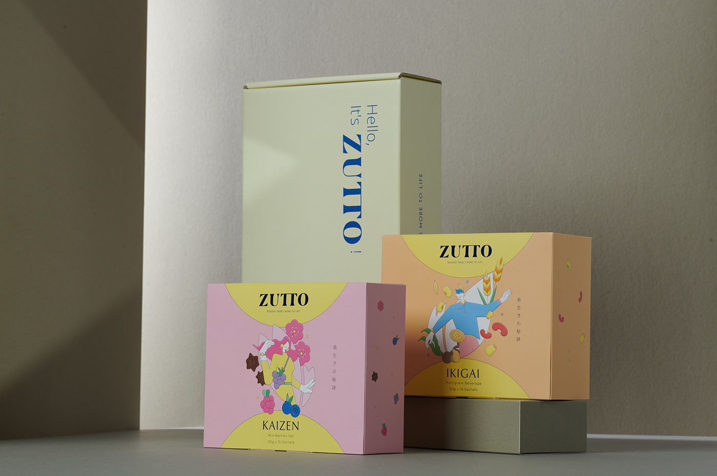 ZUTTO 健康保健品包裝設(shè)計 via:tsubakistudio