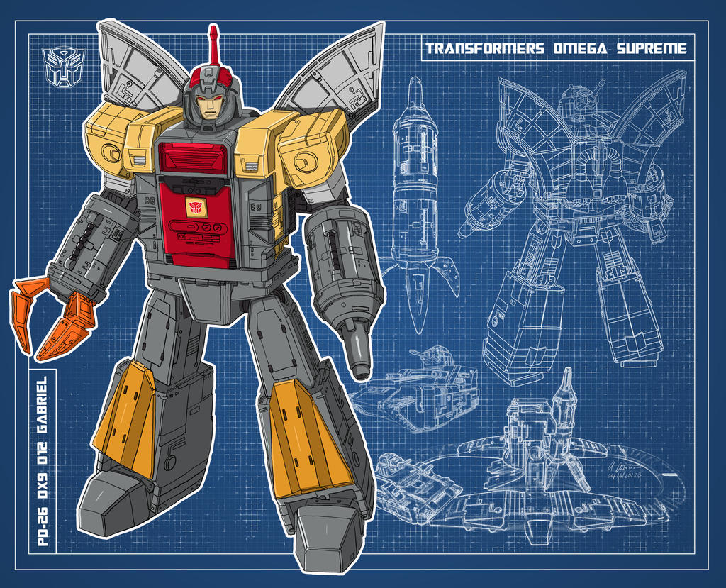 变形金刚动画片(变形金刚g1动画角色插画,线稿部分更帅气)