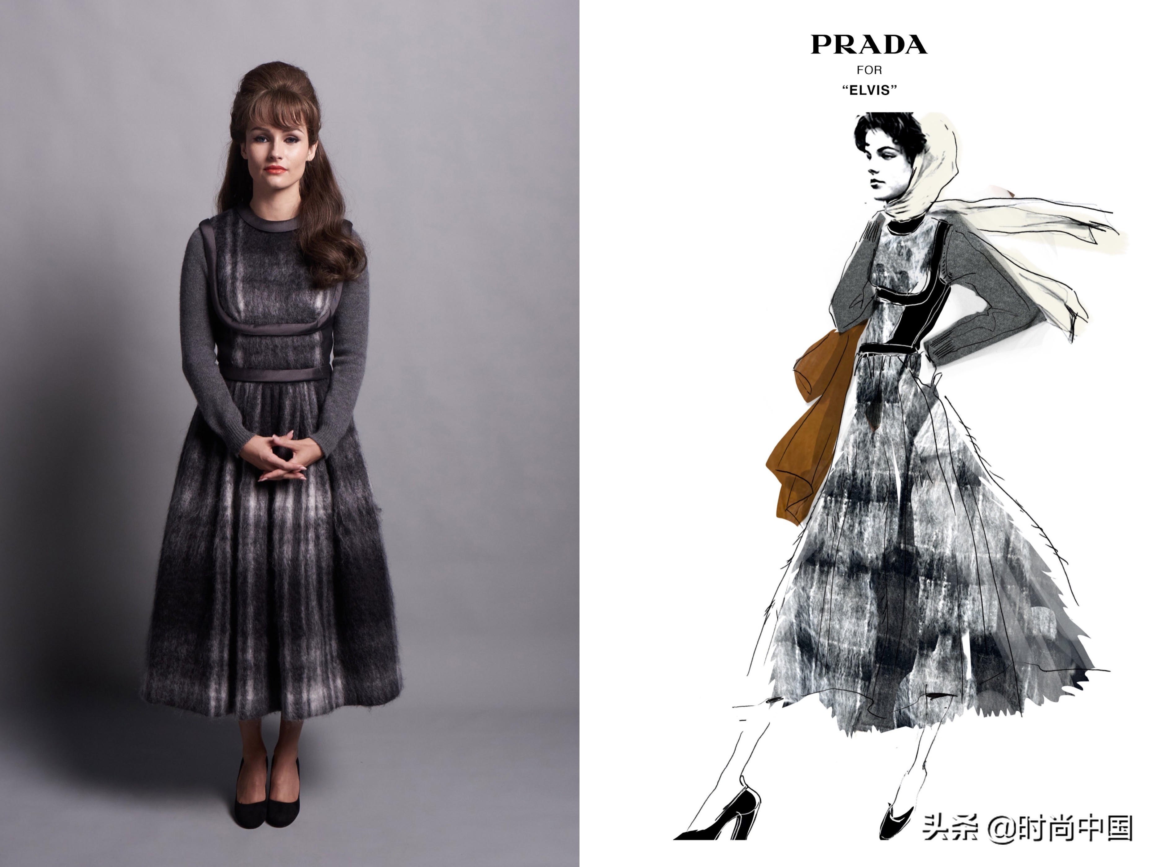 看Miuccia Prada再塑猫王经典造型