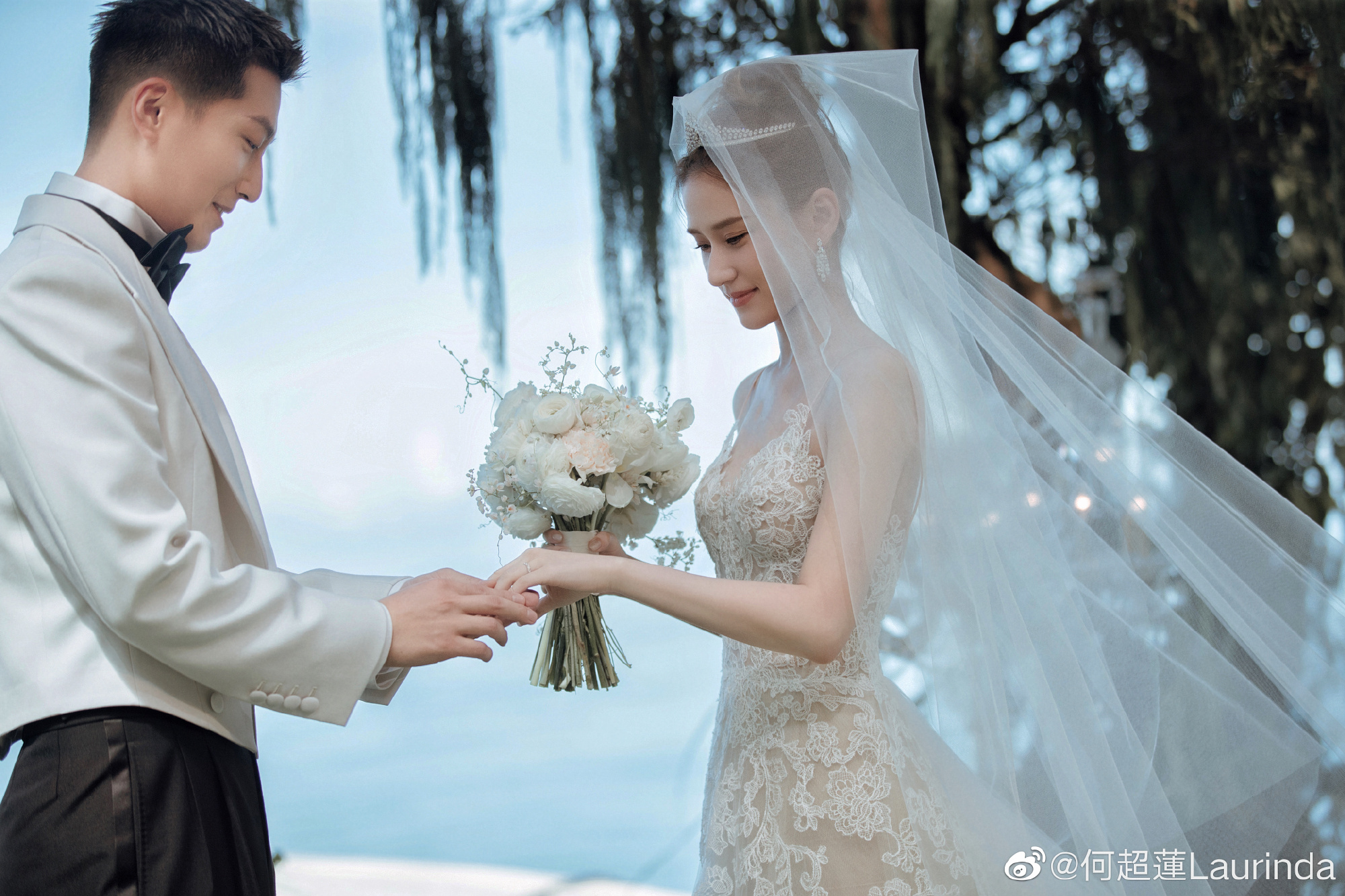 婚礼设计效果图(何超莲窦骁婚礼现场图来了!
