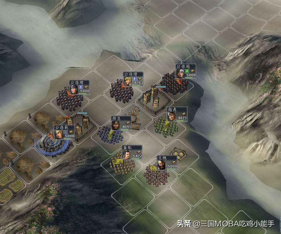 三国志11：开局可玩速推的4大剧本势力，硬刚强敌，光速破局