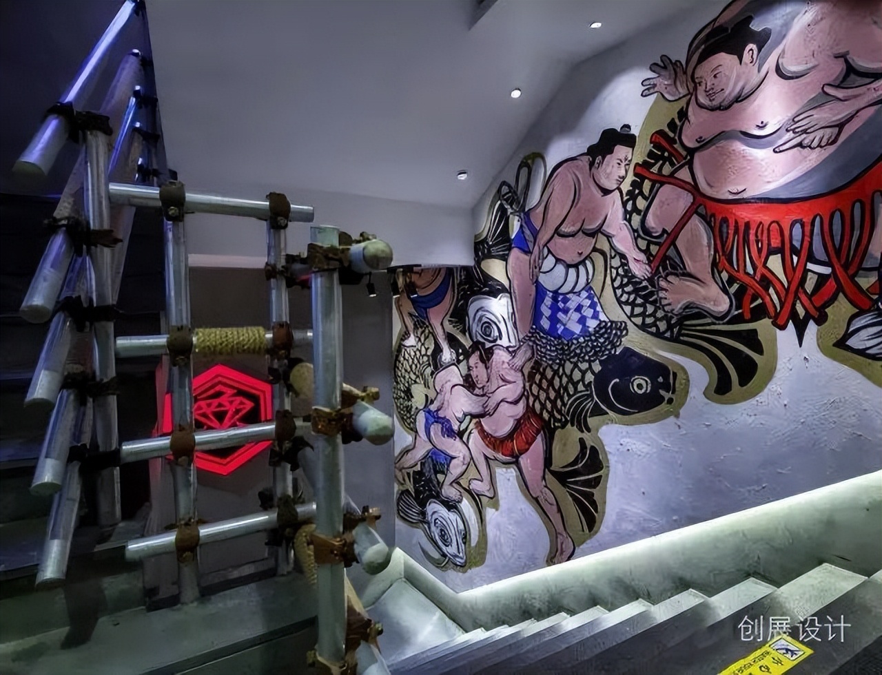 网红日式料理寿司店设计案例，东莞板井寿司，by创展空间设计