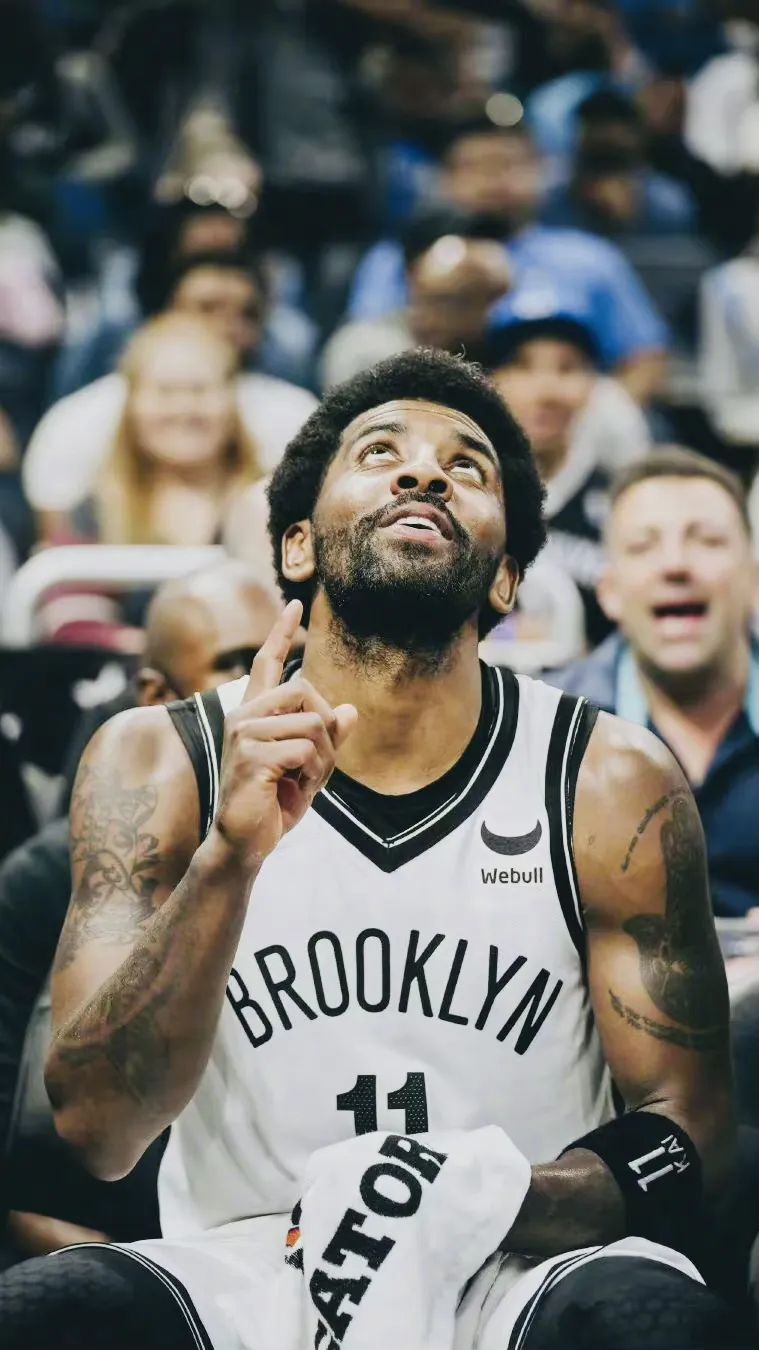 nba锁屏「球星壁纸第51期:篮网欧文,请拿走你偶像的壁纸)