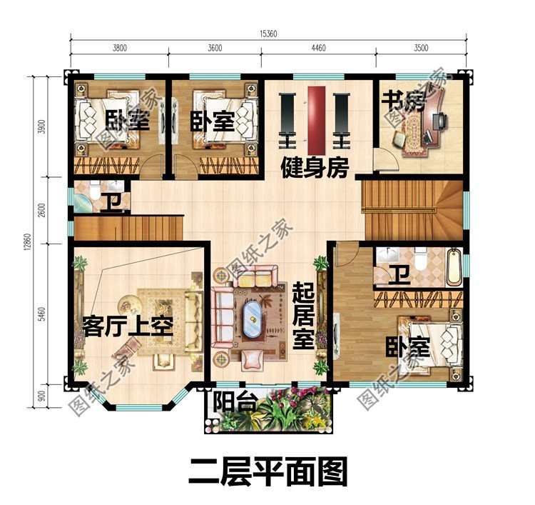坡屋顶的农村别墅，兼得实用与美观，性价比超高的设计