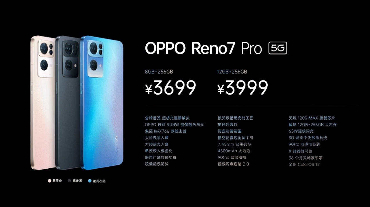 全球首发超感光猫眼镜头，OPPO Reno7系列发布2199元起