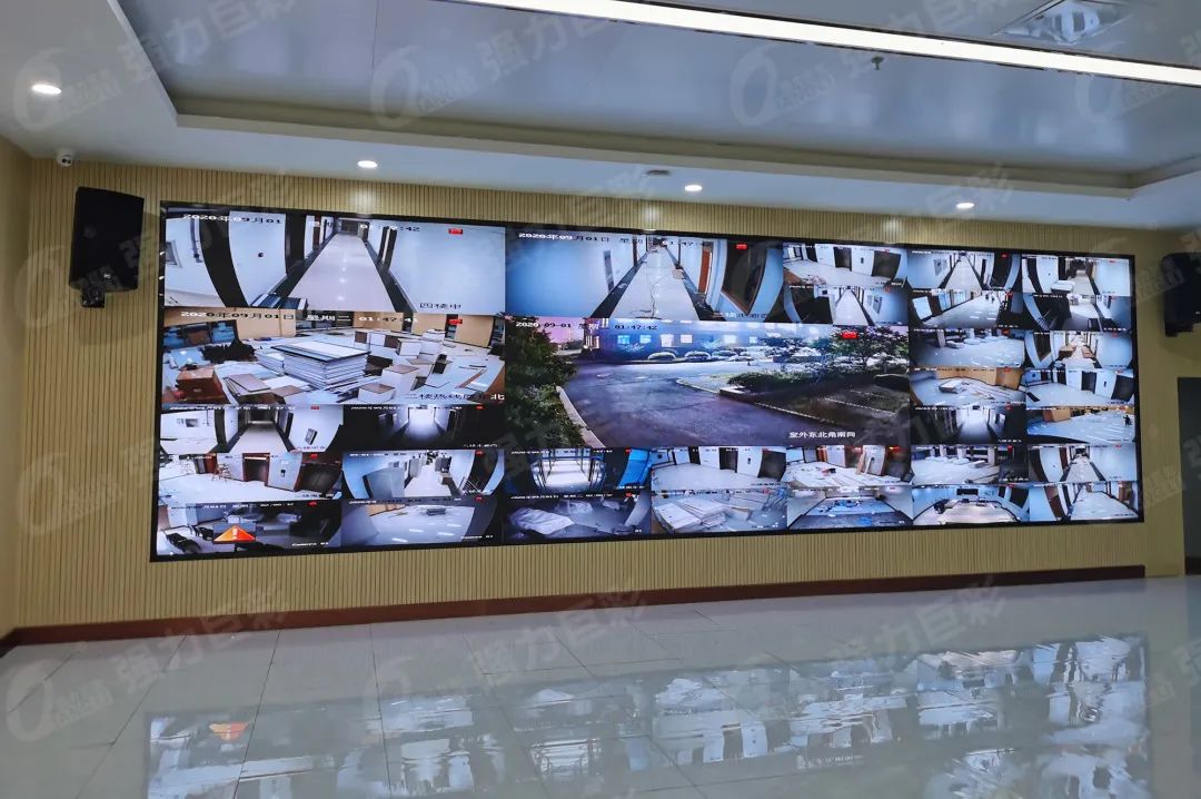 高刷,响应速度快的强力巨彩监控指挥中心大屏,能够高效实现数据可视化