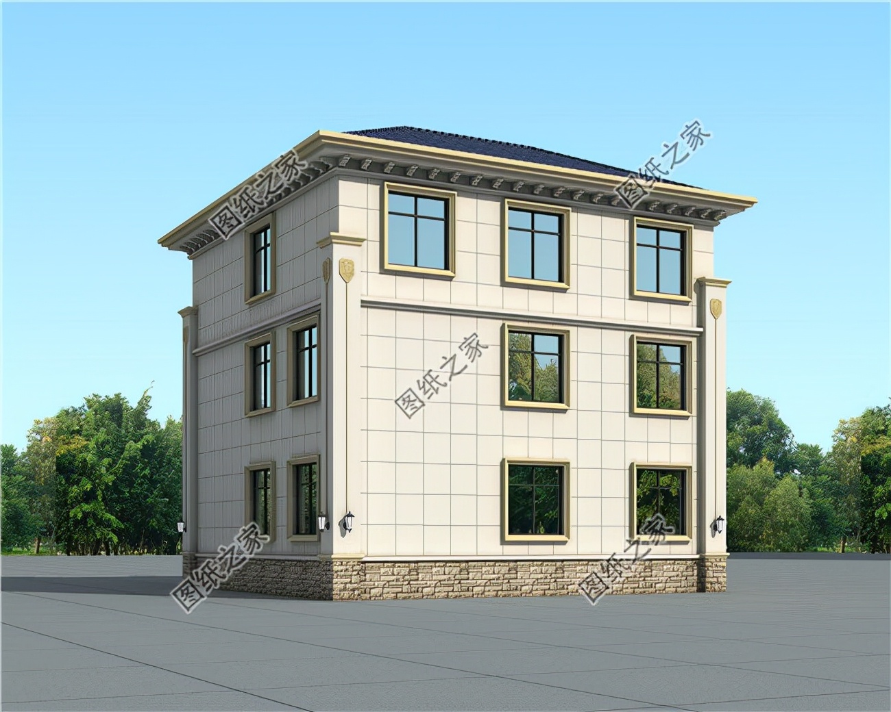 不仅好看还实用的坡屋顶别墅，解锁农村建房新姿势
