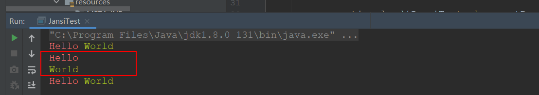 （装）Java控制台打印多彩图案