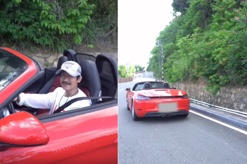 “港片奇才”陈勋奇开跑车，胸前戴超大吊坠，因患癌颈部皮肤松弛