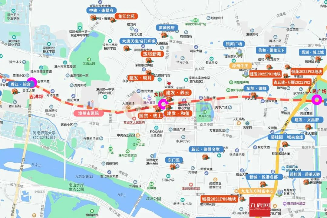 漳州买房黄金交通线曝光，沿途你买得起哪儿？