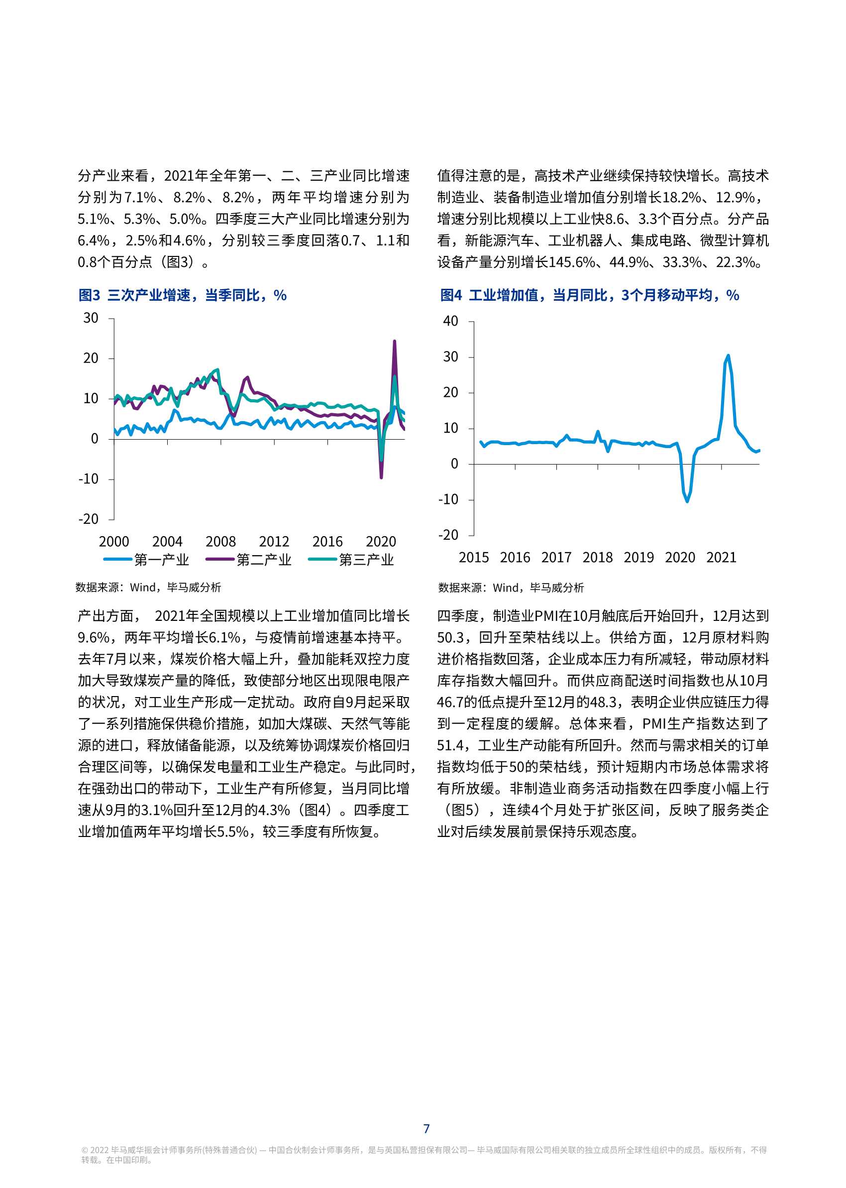 毕马威:2022年一季度中国经济观察