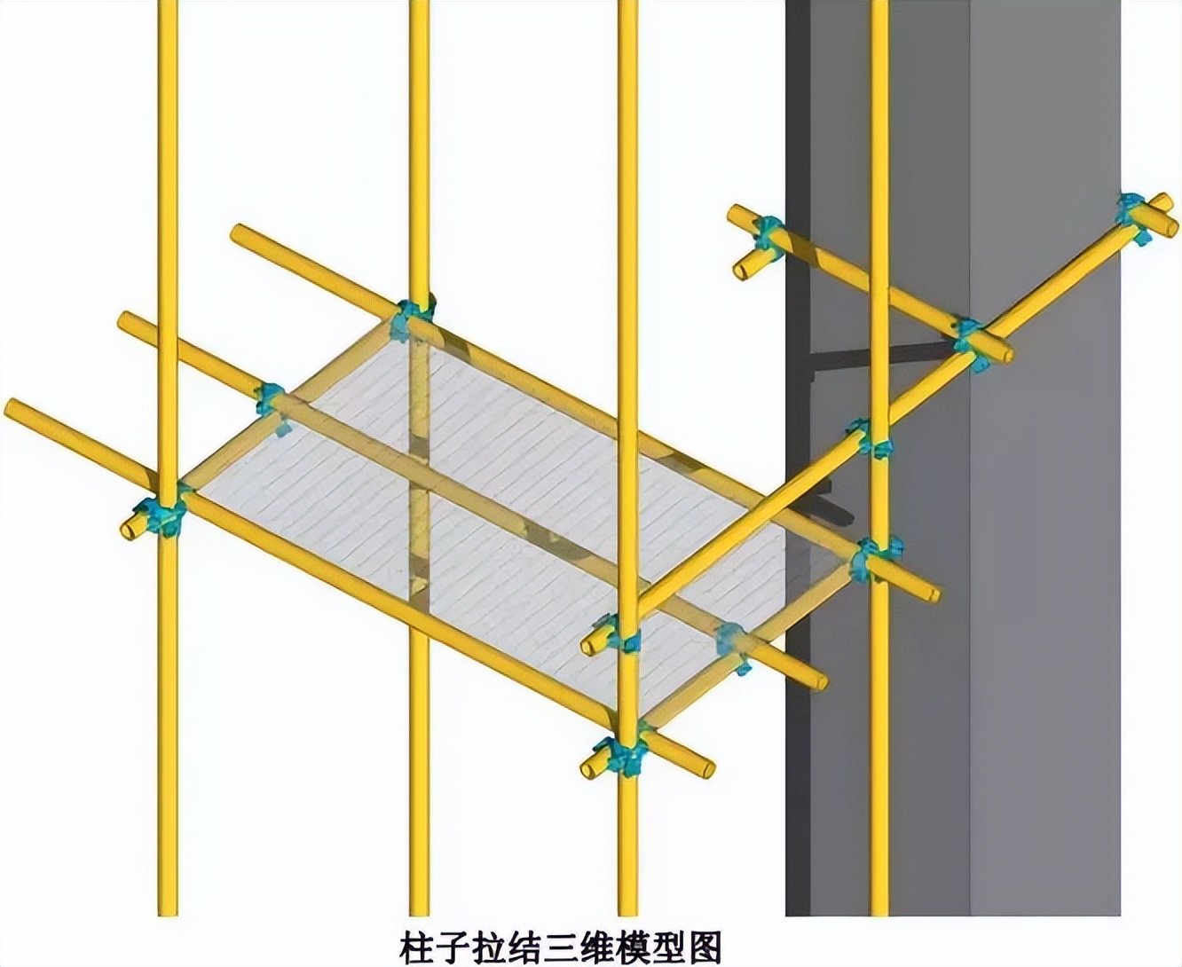 全套脚手架三维构造图，内附做法及说明，Word版可编辑下载