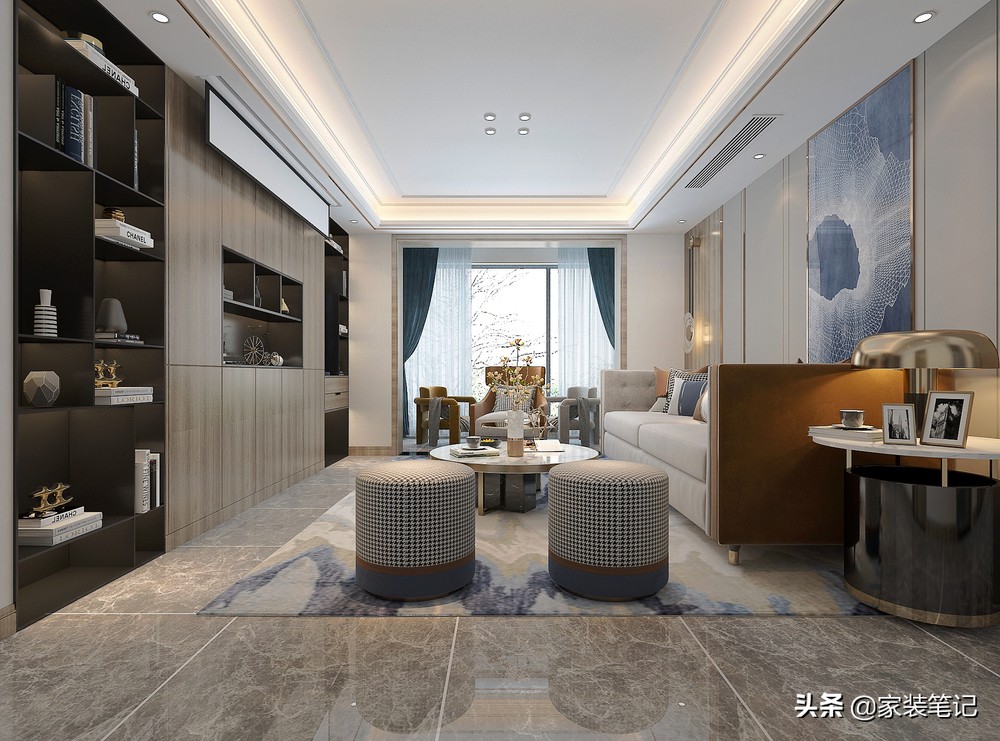 180㎡复式住宅装修效果图：现代简约风格实景呈现