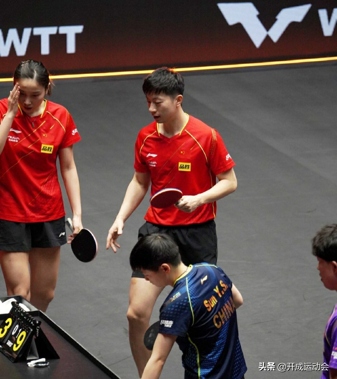 乒乓球混双为什么没有马龙(马龙一轮游!