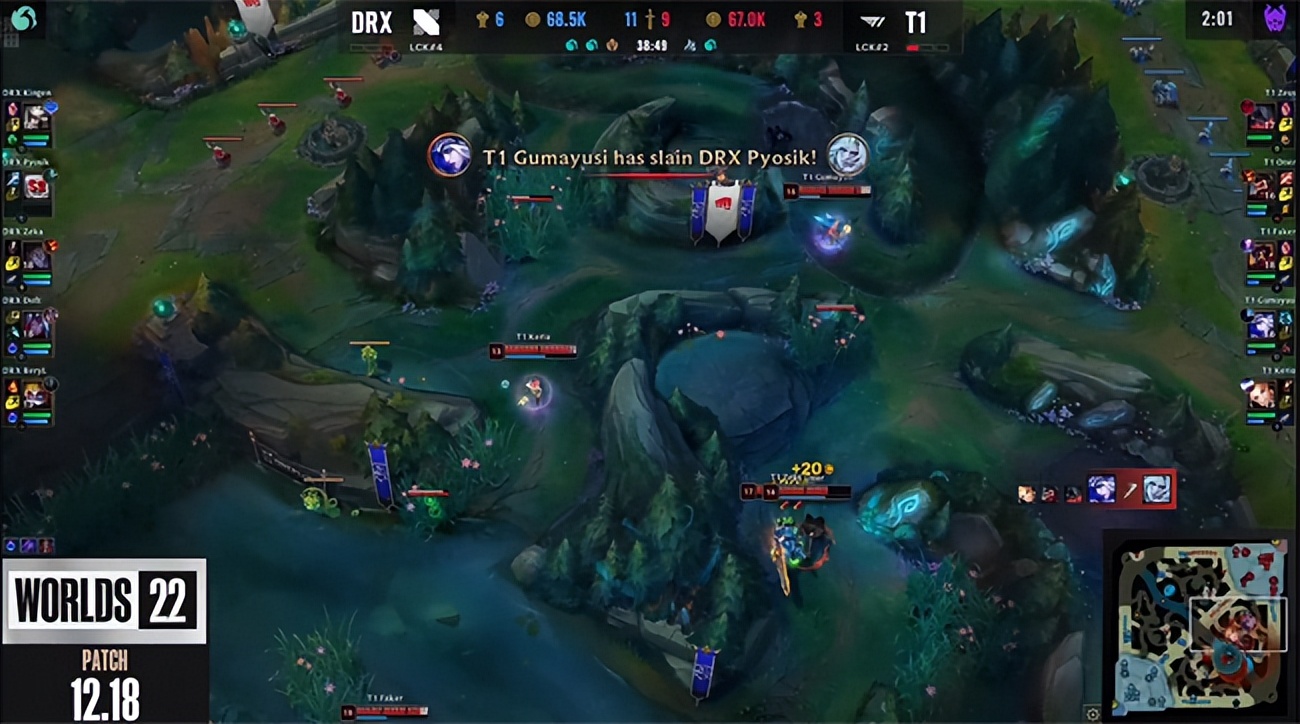 90比分即时足球比分电竞（LOl-S12：Deft韦鲁斯致命大招锁定Faker维克托，DRX 1-1 T1扳平比分）