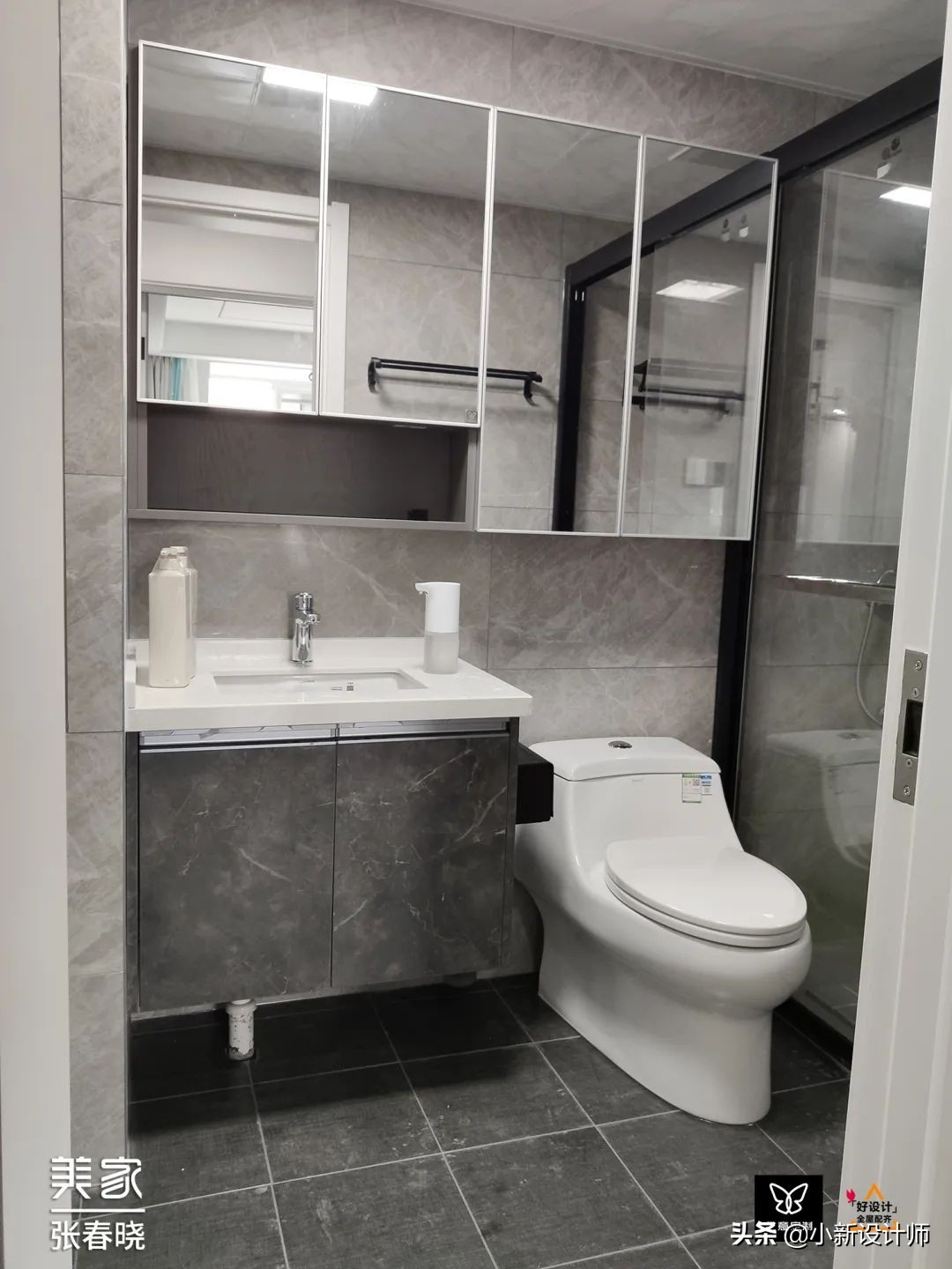 老婆把104㎡三房装出150㎡的轻奢感，一进门就被惊艳了