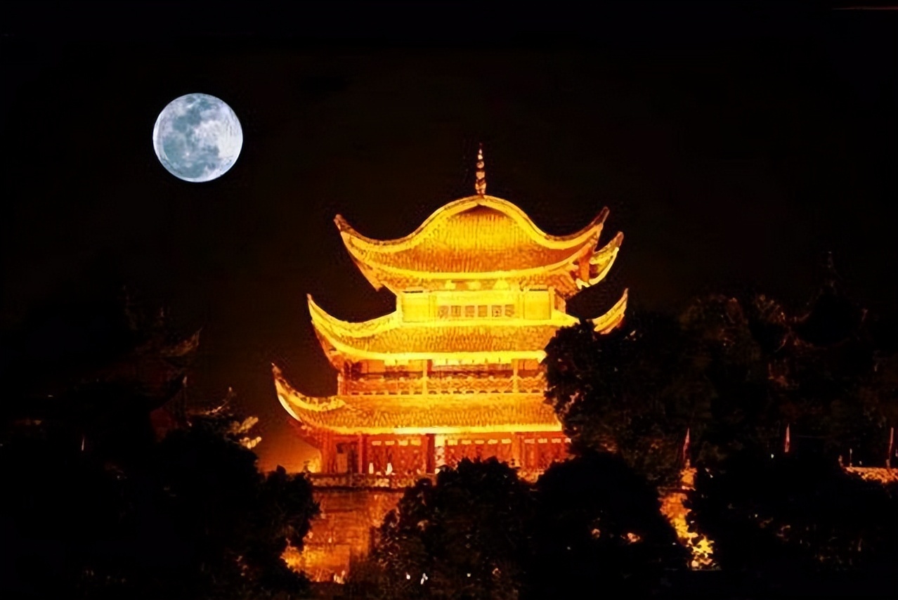 中秋节月光下的美景图片