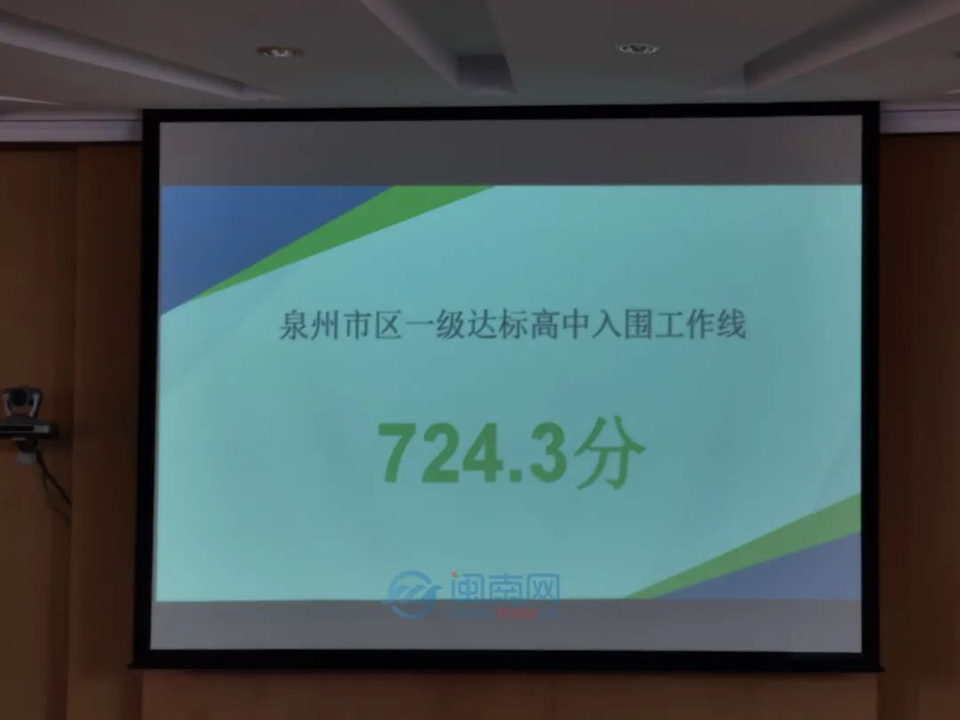 2022泉州市区中考切线出炉！五中统招751.5分