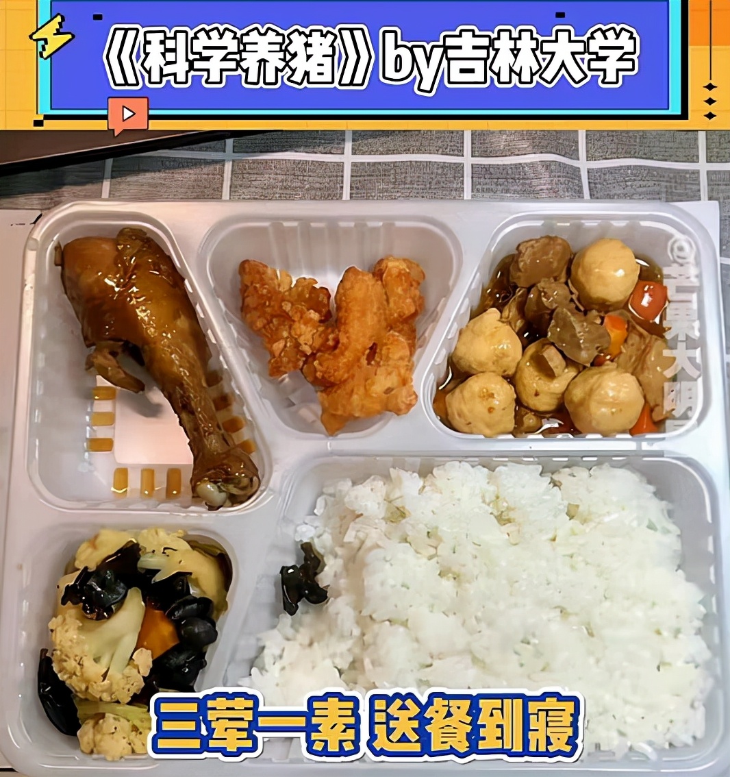 吉林大学的科学“喂养”，伙食好不算，餐后福利更像“付费”项目
