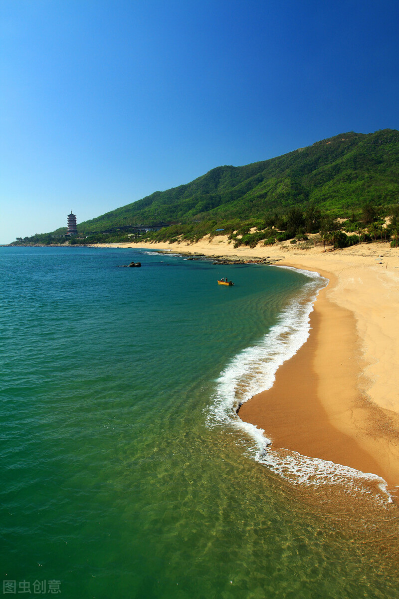 海邊唯美風景.藍天大海風光,美麗治癒