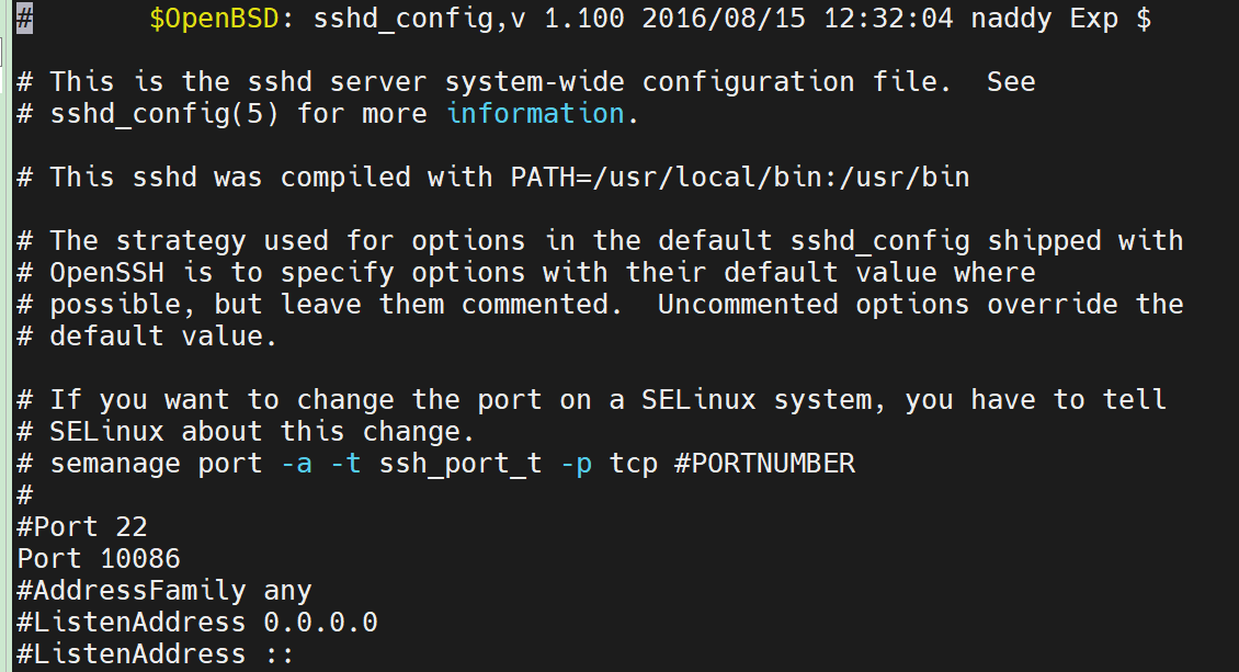 Linux如何修改遠程訪問端口